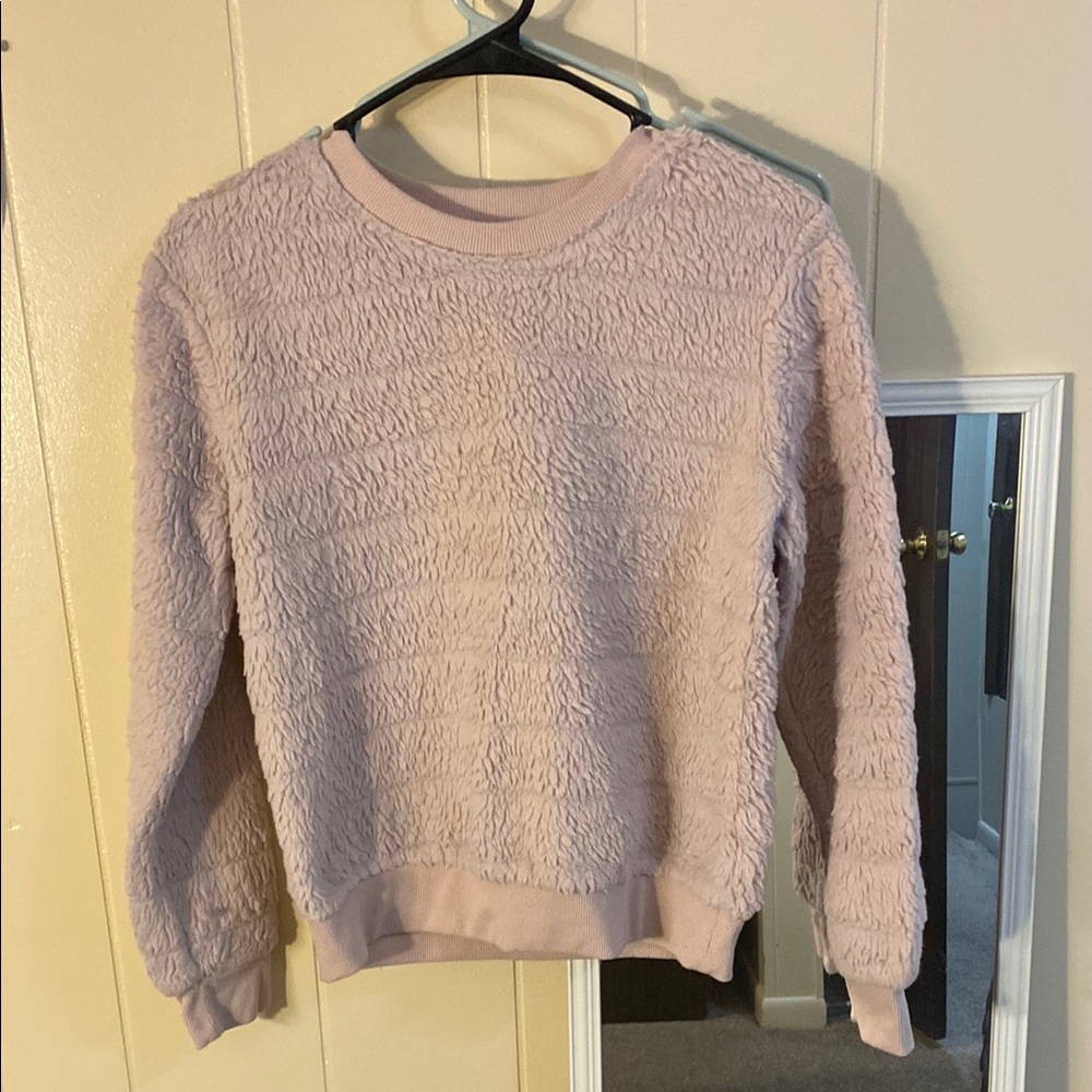 Pink Cozy Textured Sweater